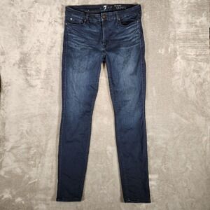 7 For All Mankind Jeans Women's 32X31 (Tag 31) the skinny mid rise‎